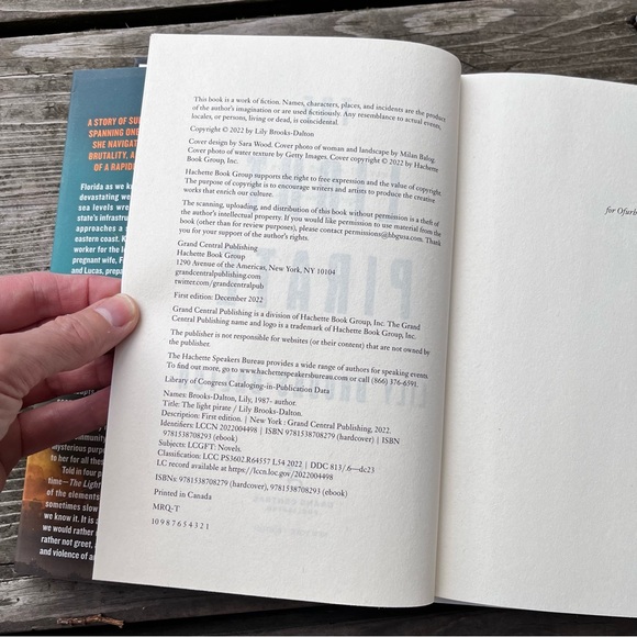 The Light Pirate First Edition Hardcover Book By Lily Brooks-Dalton - Picture 5 of 12